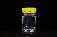 500 gram Square Jar - with Screw Cap